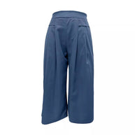 Damen Weite Culotte mit eleganten Falten und praktischen Taschen WW