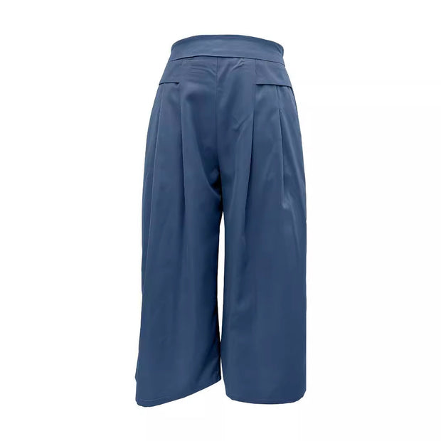 Damen Weite Culotte mit eleganten Falten und praktischen Taschen WW
