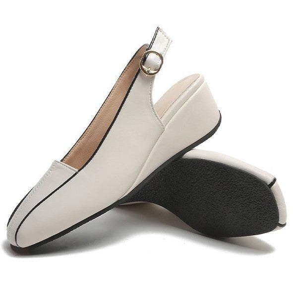 Damen Slingback-Wedges mit elegantem Riemen und modischem Design W&W Mode