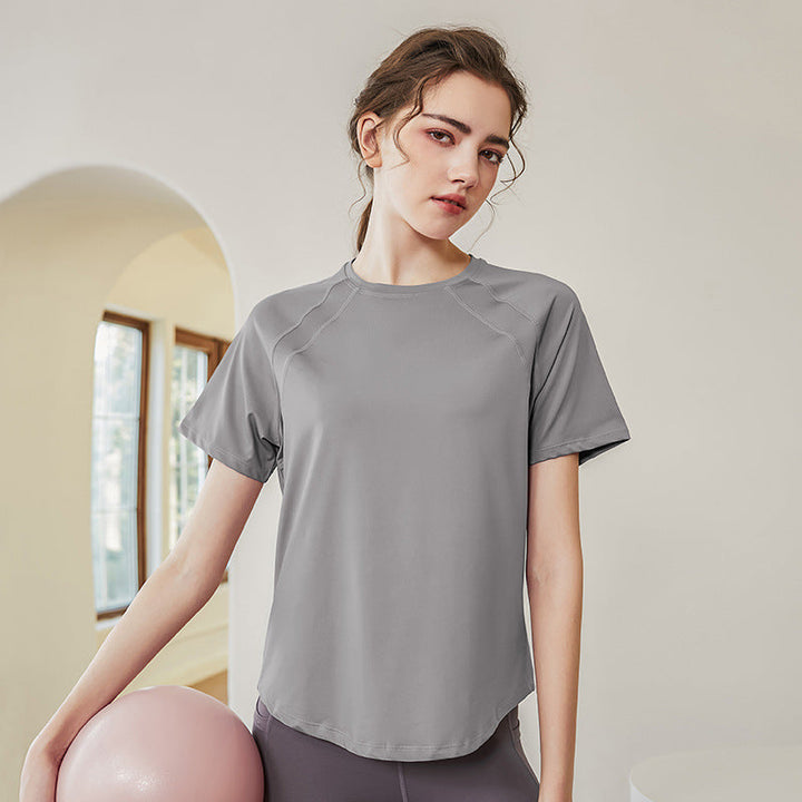 W&W Mode | Sporttops Für Damen Atmungsaktive T-shirt Mit Kurzen Ärmeln