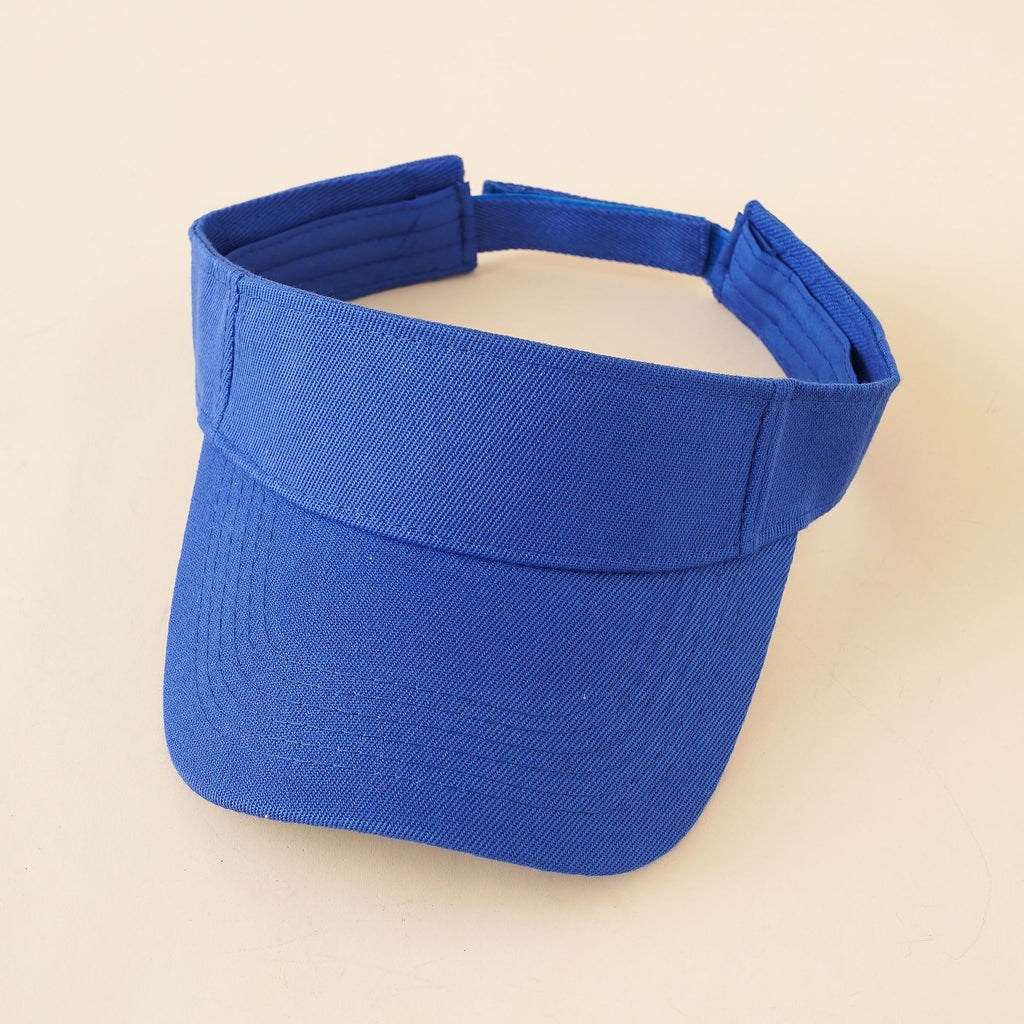 Damen Sportliche Sonnenblende mit verstellbarem Kinnband und atmungsaktiver Struktur WW