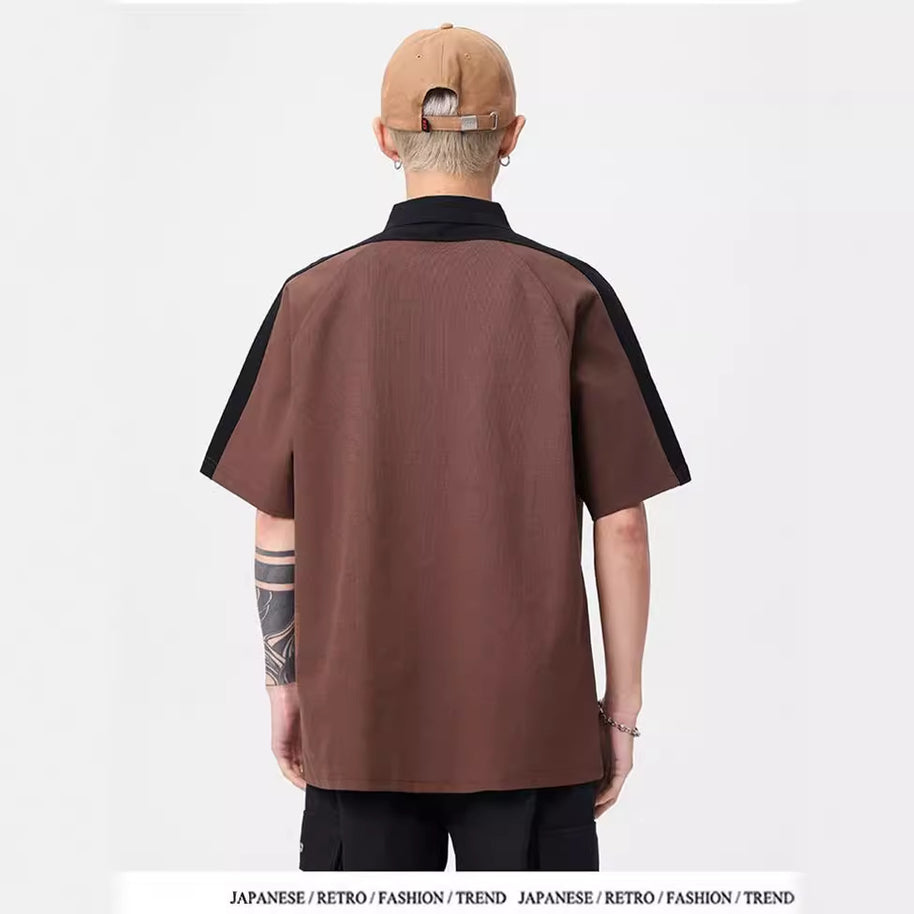 Herren Polo-Shirt mit modernem Strukturdesign und kontrastierenden Akzenten WW