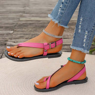 WW | Minimalistische Sandalen Mit Schnalle Für Damen
