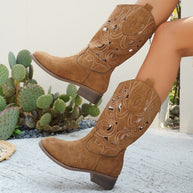 Damen Stiefel mit kunstvoller anatomischer Gestaltung WW