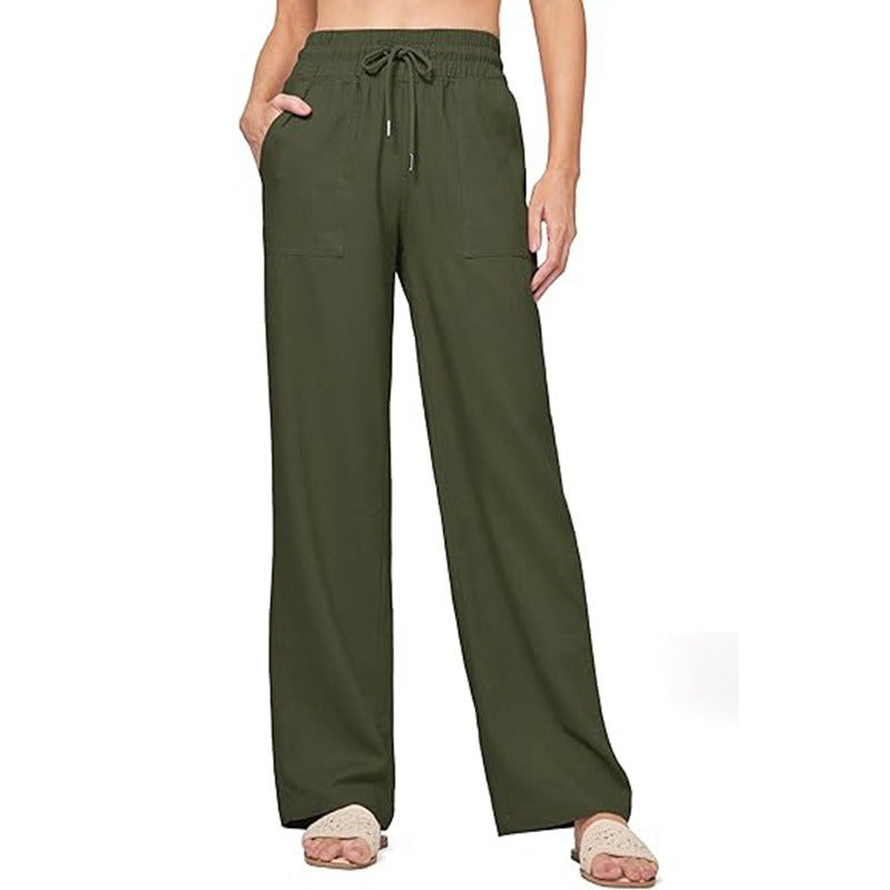 Damen Bequeme Weite Sommerhose WW