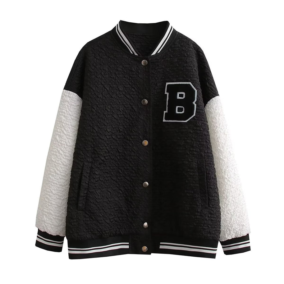 Damen Sportliche Bomberjacke mit strukturiertem Obermaterial und eleganten Details WW