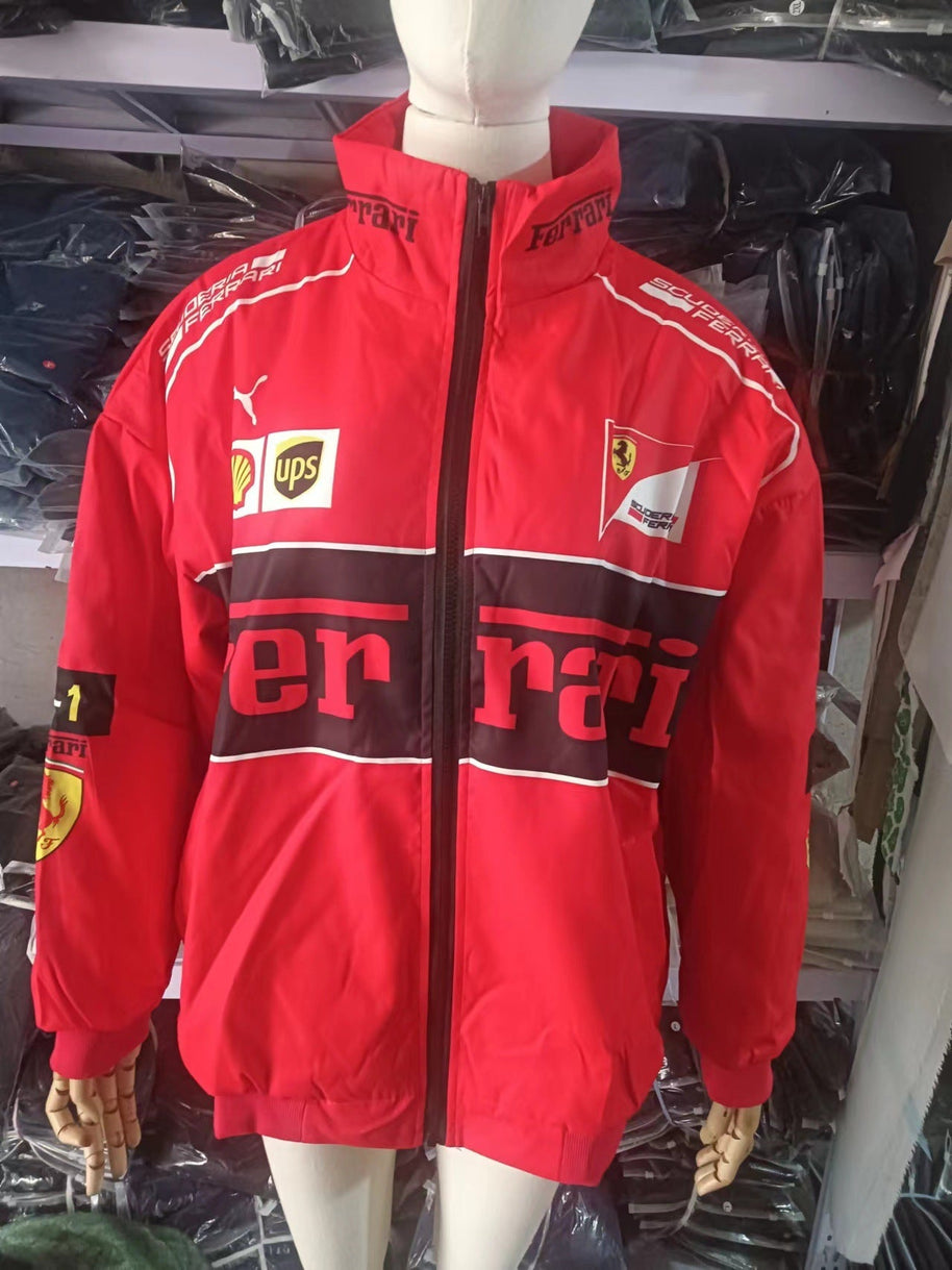 WW | F1 Racing Langarm Bomberjack Mit Print