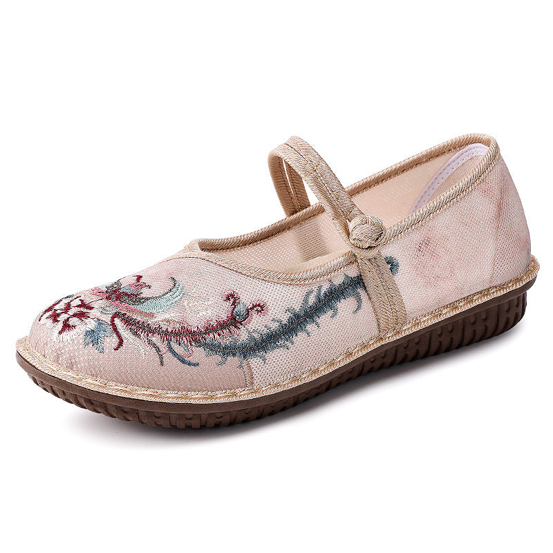 Femme Bestickte Mary Jane Flats WW