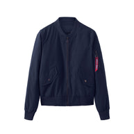 Damen sportliche Bomberjacke mit praktischen Taschen WW