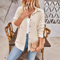 Damen Cardigan mit strukturiertem Rippdesign und übergroßen Knöpfen WW