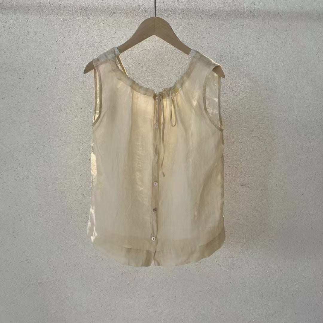 Damen Soft Linen Tank Top WW