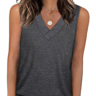 Damen Relaxed Fit V-Ausschnitt Tanktop WW