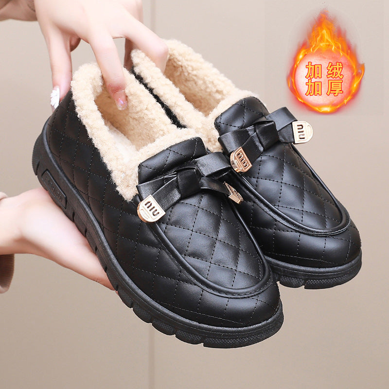 Damen Bequeme Hausschuhe mit kuscheligem Innenfutter WW
