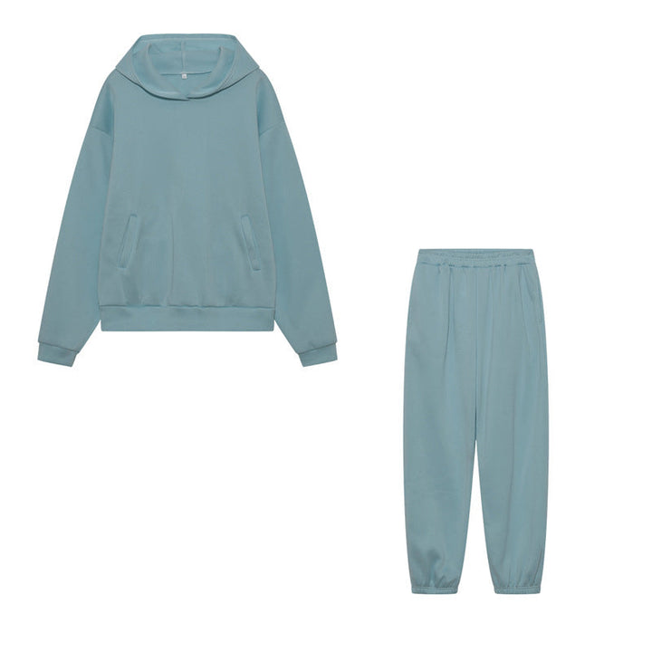 Damen Sportliches Set mit Hoodie und Jogginghose W&W Mode