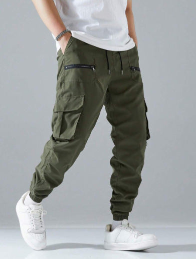Herren Cargo-Hosen mit modernen Zipper-Taschen WW