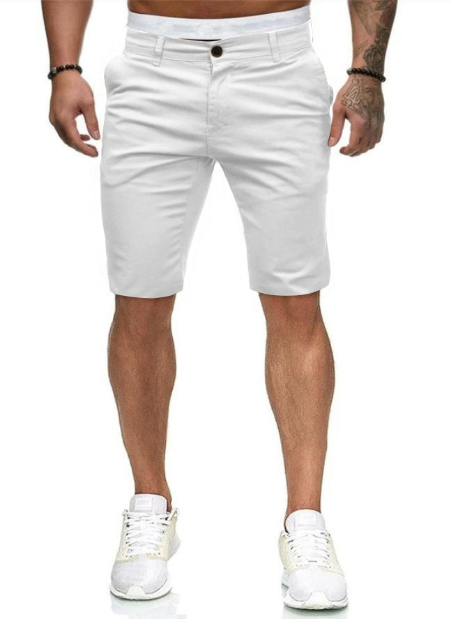 Herren Chino Stil Freizeit Shorts WW