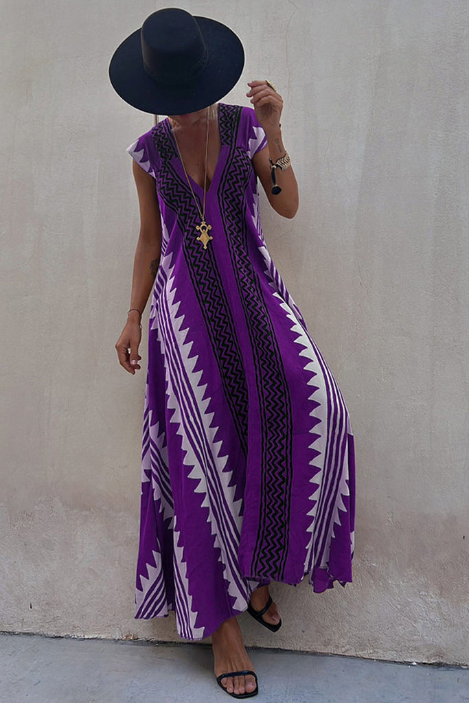 WW | Lässiges Kleid Urlaub Damen Lockeres Kleid