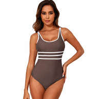 Damen eleganter Badeanzug mit sportlichem Schnitt und herausragendem Tragekomfort WW