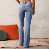 Damen Flared Jeans im Vintage-Stil WW