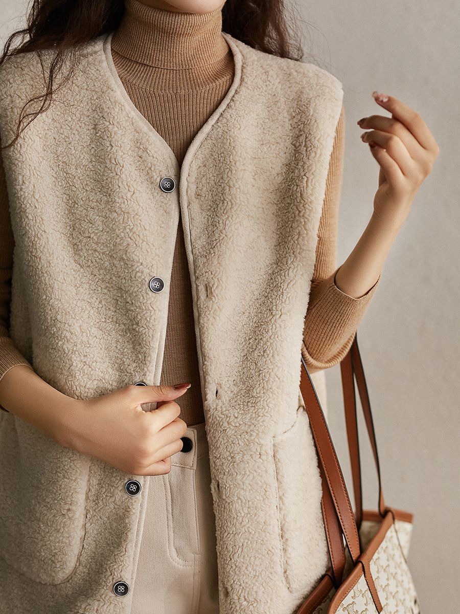 WW | Weste Damen Aus Weichem Stoff