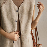 WW | Weste Damen Aus Weichem Stoff