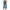 Damen Bequeme Weite Hose mit elastischem Bund und seitlichen Taschen WW