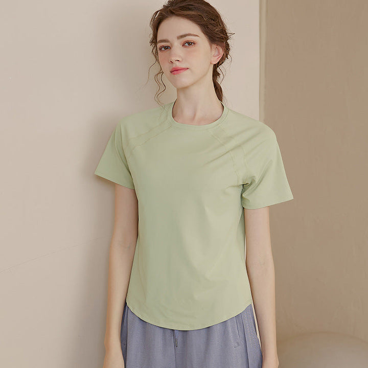 W&W Mode | Sporttops Für Damen Atmungsaktive T-shirt Mit Kurzen Ärmeln