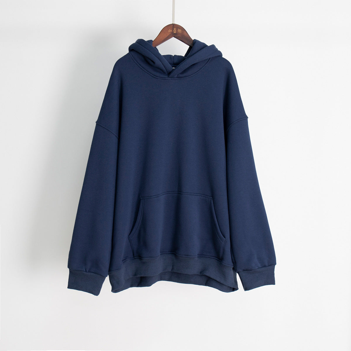 Damen Bequemer oversized Kapuzenpullover mit Kängurutasche WW