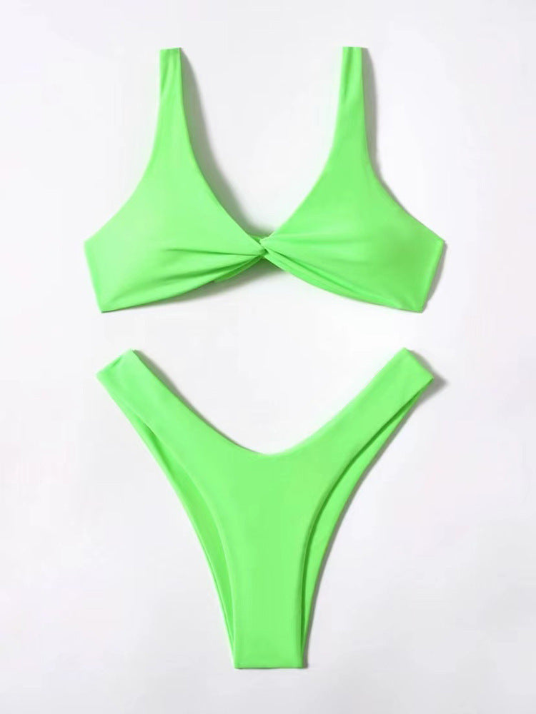 WW – Bügel-Bikini-Set: Push-up-BH und Tanga-Bademode für Damen