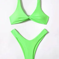WW – Bügel-Bikini-Set: Push-up-BH und Tanga-Bademode für Damen