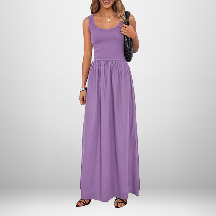 Damen Maxikleid mit elegantem, weiter Schnitt W&W Mode