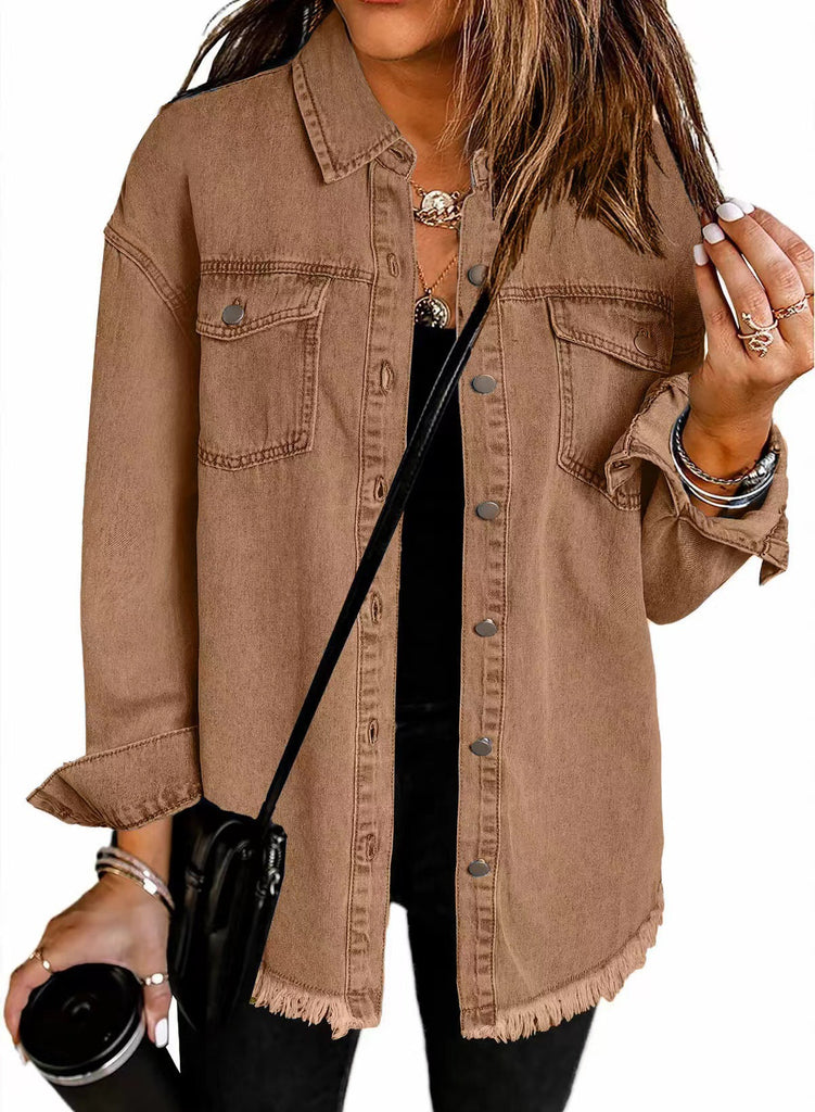 Femme Destroyed Denim Westernjacke WW