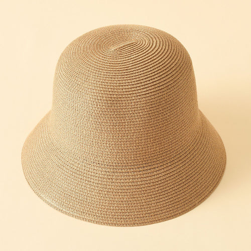 Damen Strohhut im eleganten Design mit breiter Krempe WW