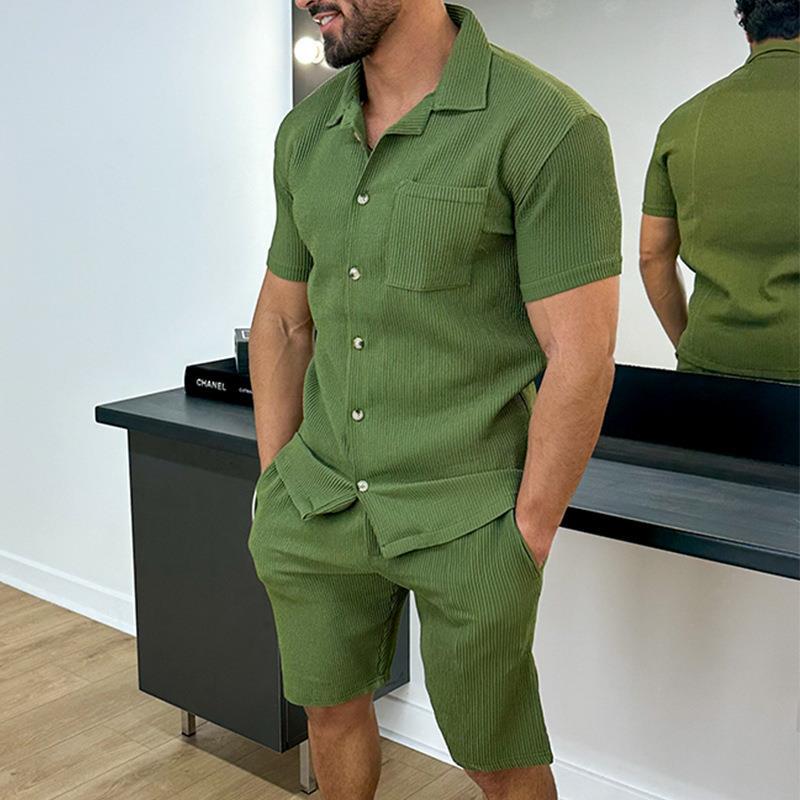 W&W Mode Polo Kurzarm-Shorts Set