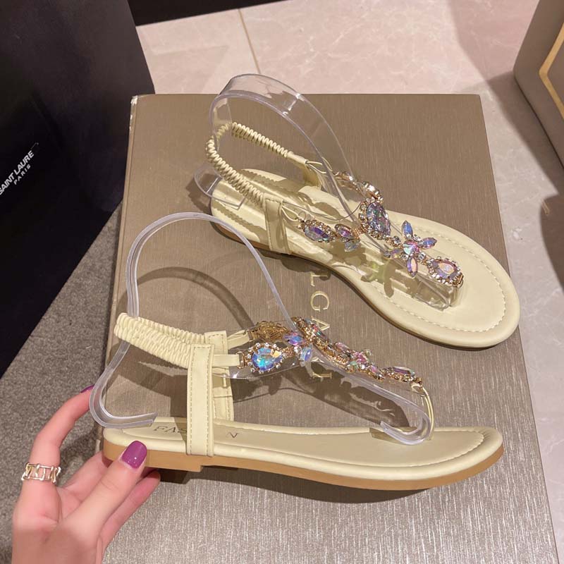 W&W Mode | Glitzernde Sandalen Mit Strass