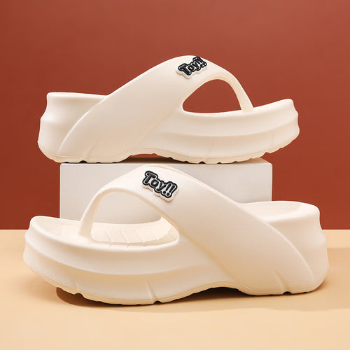 Femme Leichte Flip-Flop Sandalen mit Gepolstertem Fußgewölbe WW