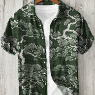 WW | Japanisches Hemd Aus Leinenmix