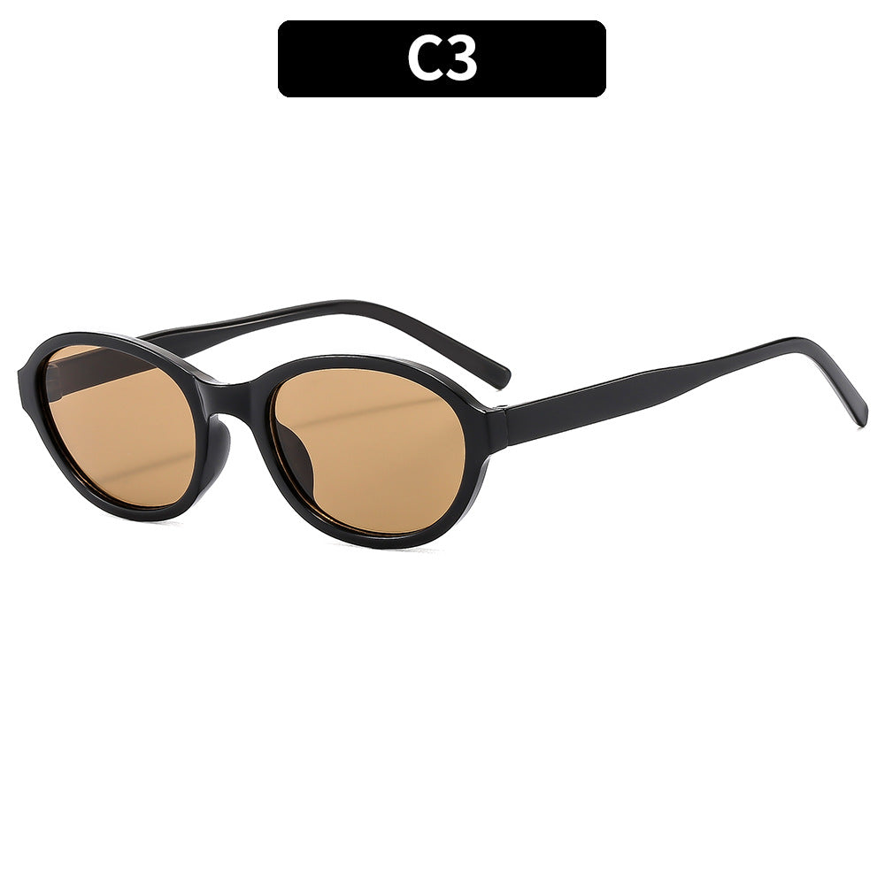 W&W | Ovale Sonnenbrille mit kleinem Rahmen