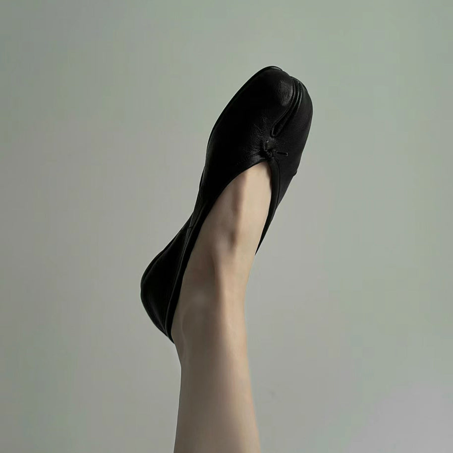 Damen zeitgenössische Split-Toe Ballerinas WW