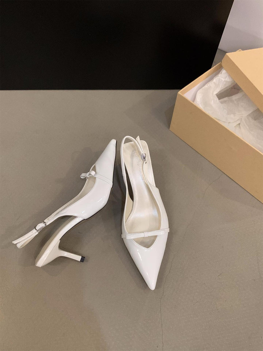 Damen Slingback Pumps mit elegantem Schnitt und feinem Riemchen WW