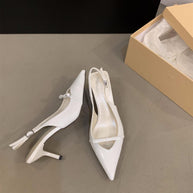 Damen Slingback Pumps mit elegantem Schnitt und feinem Riemchen WW