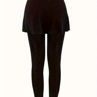 Damen Leggings mit schwingendem Rock WW