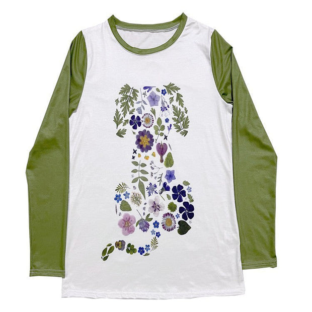 WW | Floral Rundhalsausschnitt T-Shirt