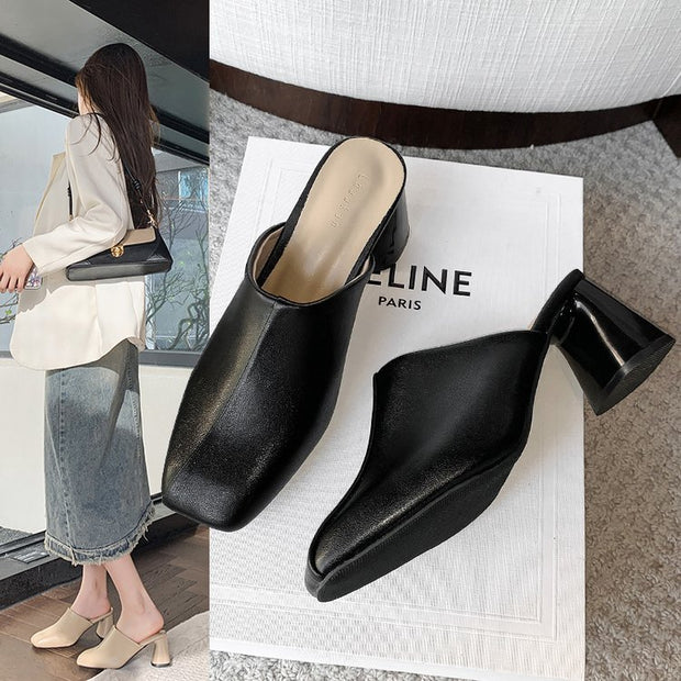 Damen Elegante Mules mit modernem Design und komfortabler Absatzhöhe W&W