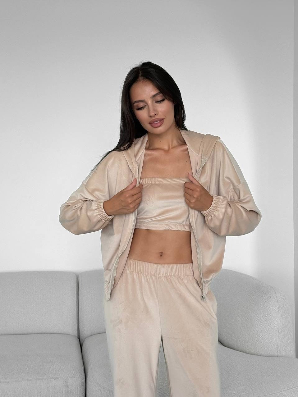 Damen Sportlicher Two-Piece-Set WW
