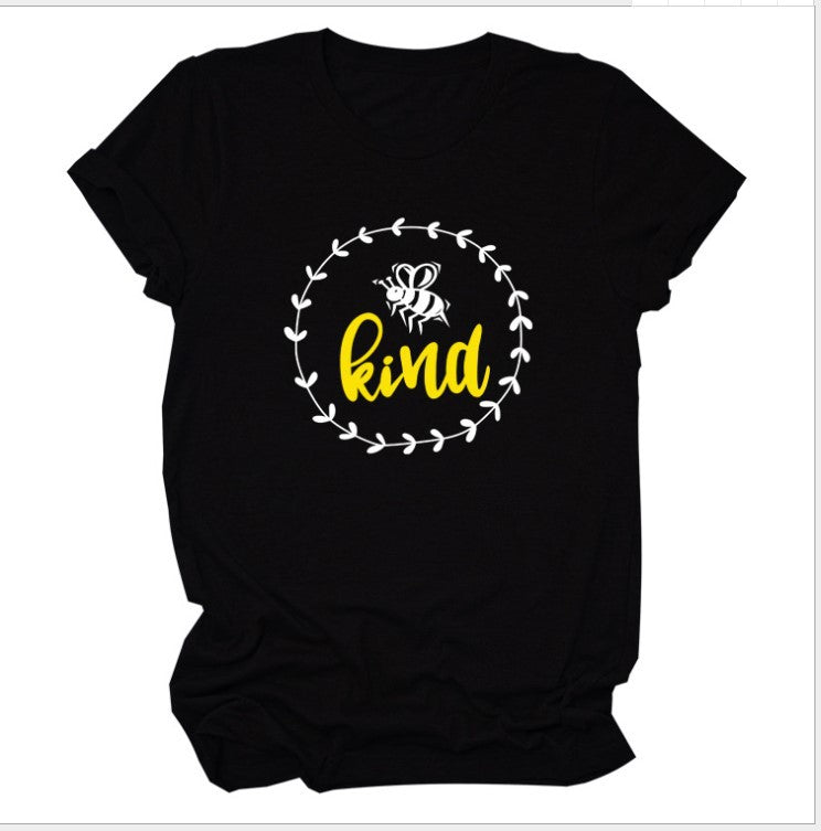 Damen Grafik-T-Shirt mit inspirierendem Bienenmotiv WW