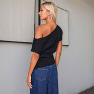 Damen asymmetrisches Oberteil W&W