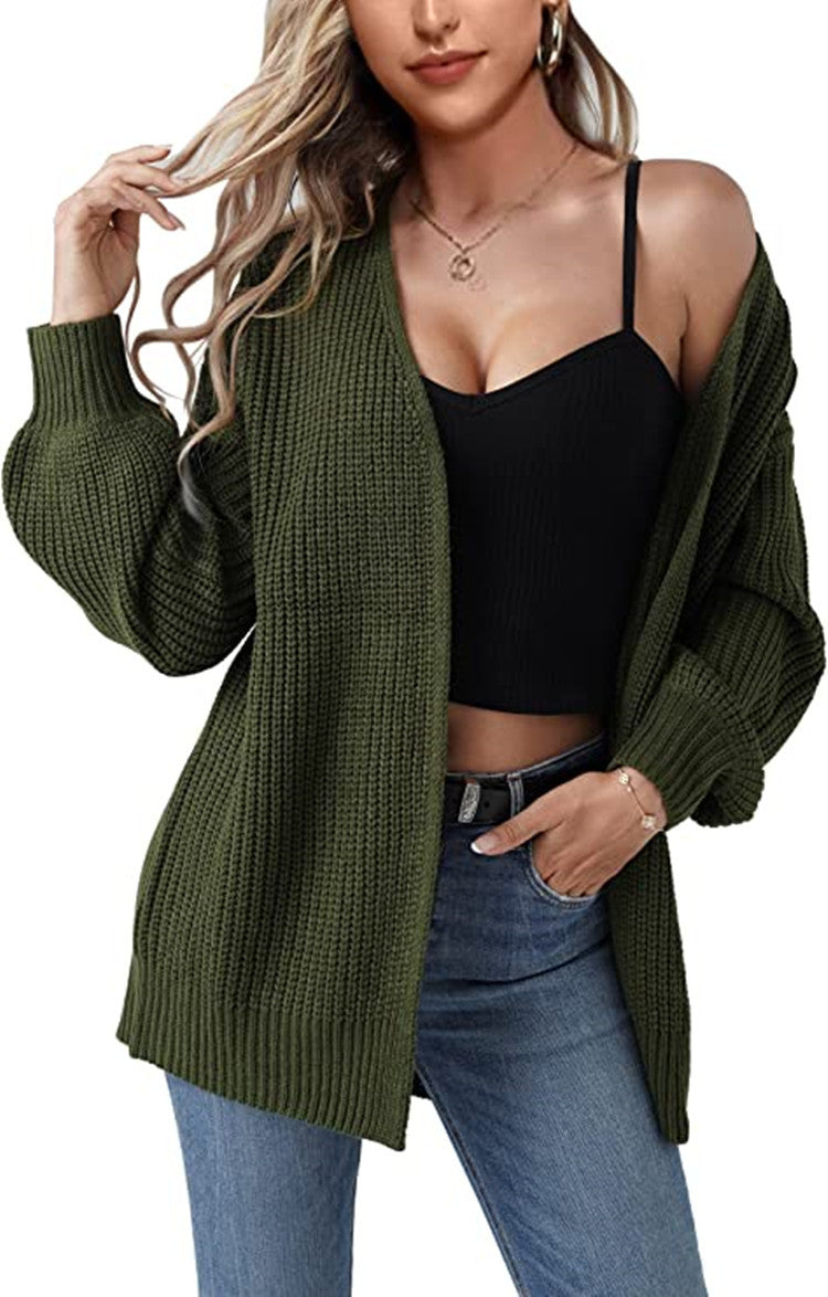 Damen Strickcardigan mit lässiger Oversized-Passform WW