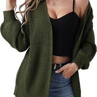 Damen Strickcardigan mit lässiger Oversized-Passform WW