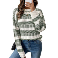 Damen Pullover mit strukturiertem Muster und weitem Schnitt WW